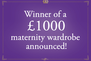 Winner of the £1000 maternity wardrobe announced!