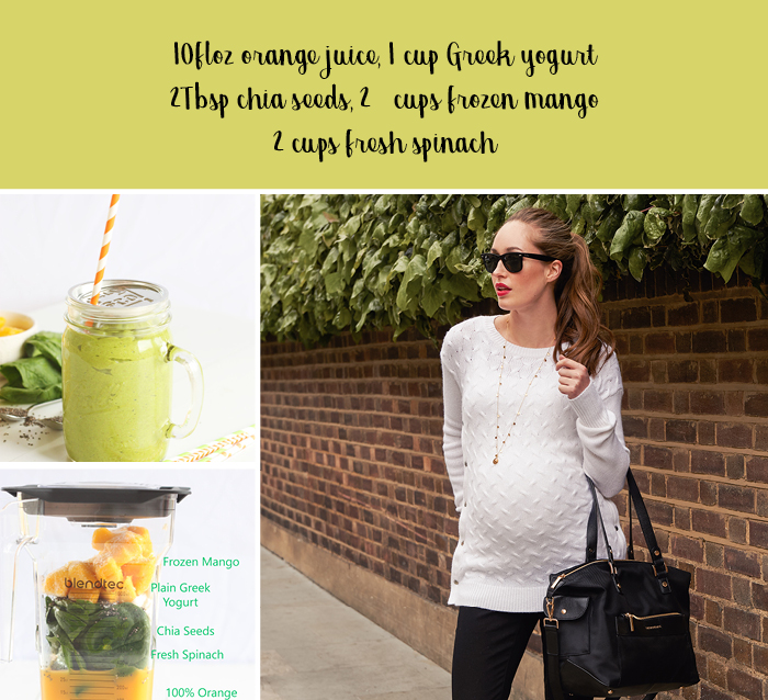healthy green smoothie for pregnancy