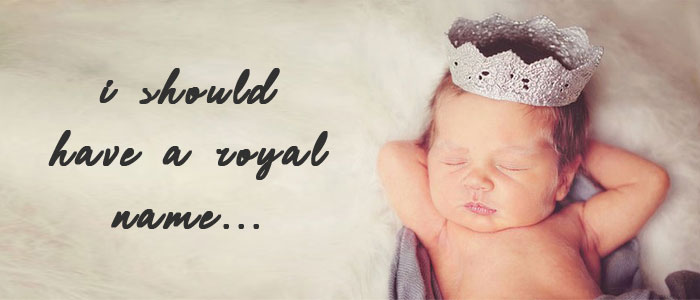 Royal baby names