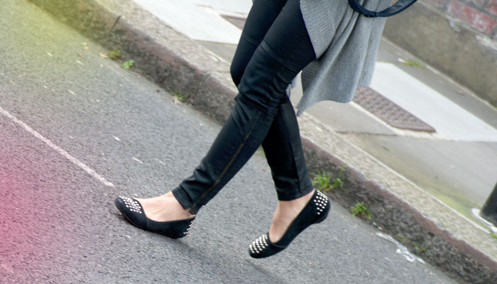 Shop the Black Studded Loafers