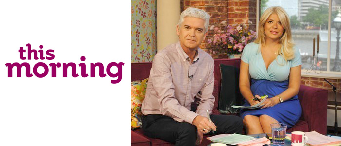 Pregnant Holly Willoughby with Phillip Schofield on This Morning