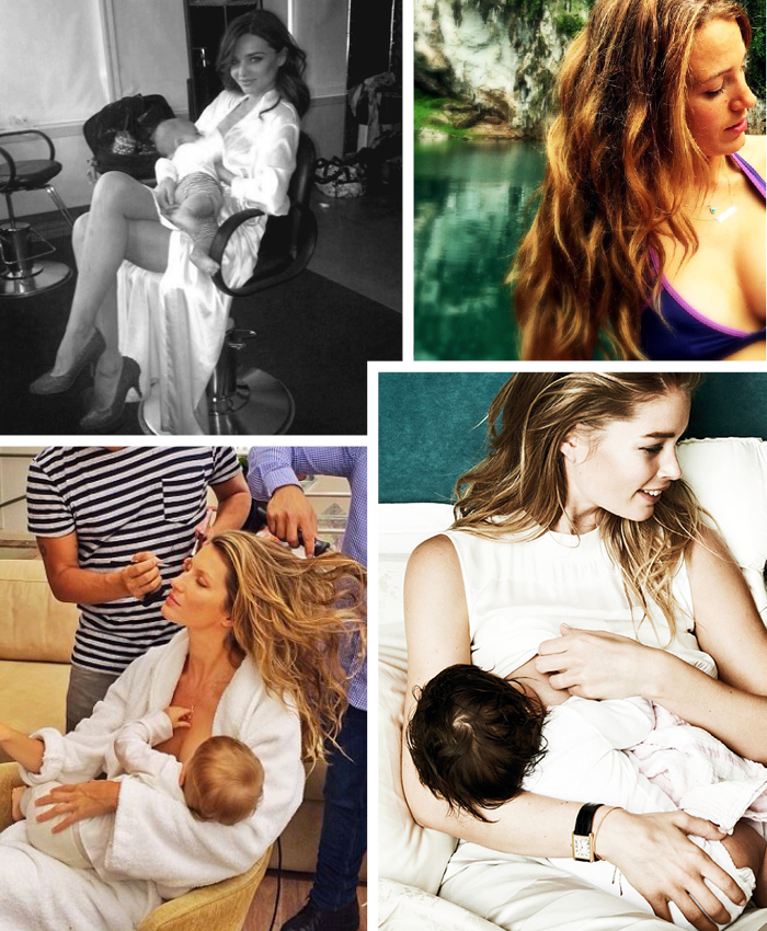 Celebrity breastfeeding pictures