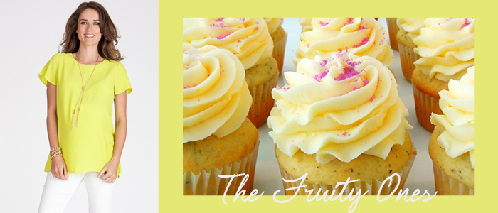Lemon cupcakes to satisfy pregnancy cravings