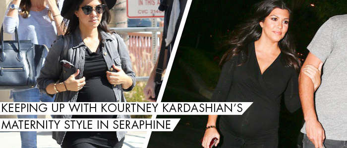 Kourtney Kardashian in Seraphine