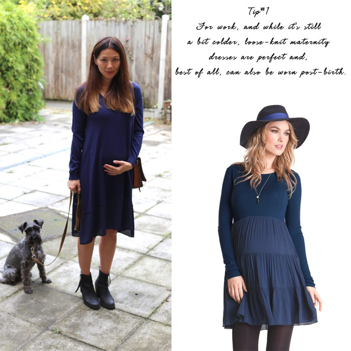 Loose Knitted Maternity Dresses