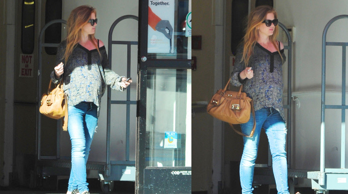 Isla Fisher in Seraphine Jeans