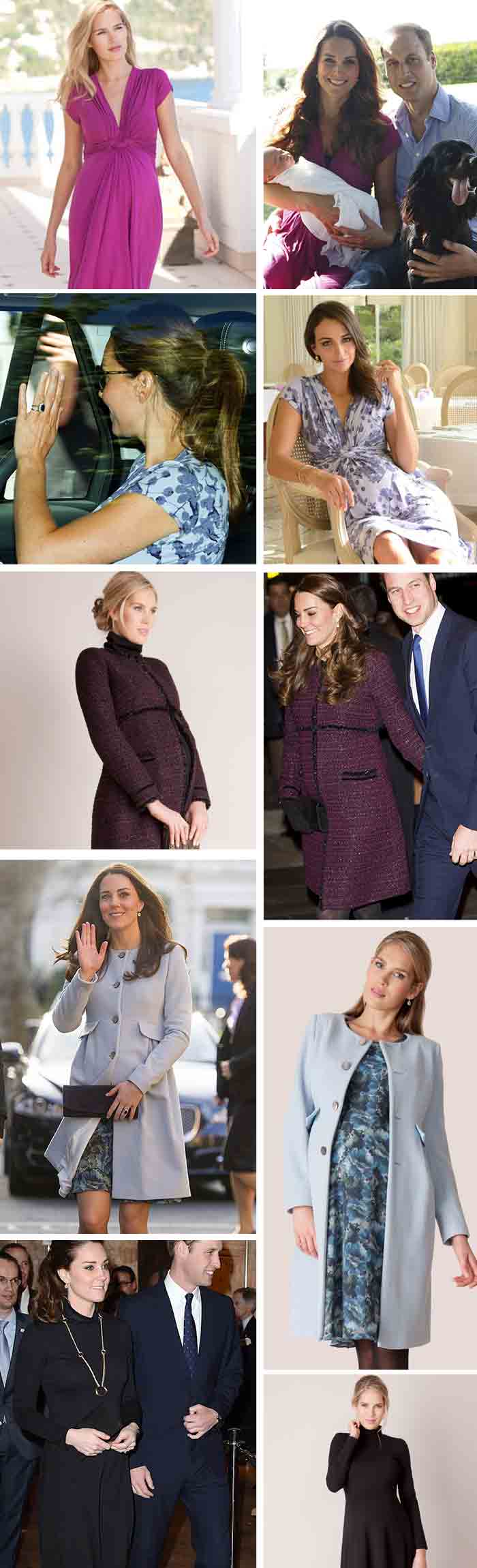 The Duchess of Cambridge wears Seraphine maternity clothes