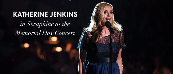 Katherine Jenkins Stuns in Seraphine at the Memorial Day Concert