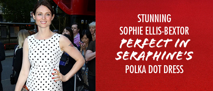 Stunning Sophie Ellis-Bextor is Perfect in Polka Dot Maternity Dresses