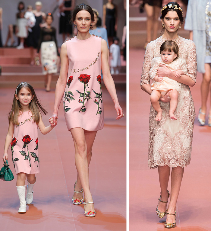 Dolce & Gabbana Mother and child fashion