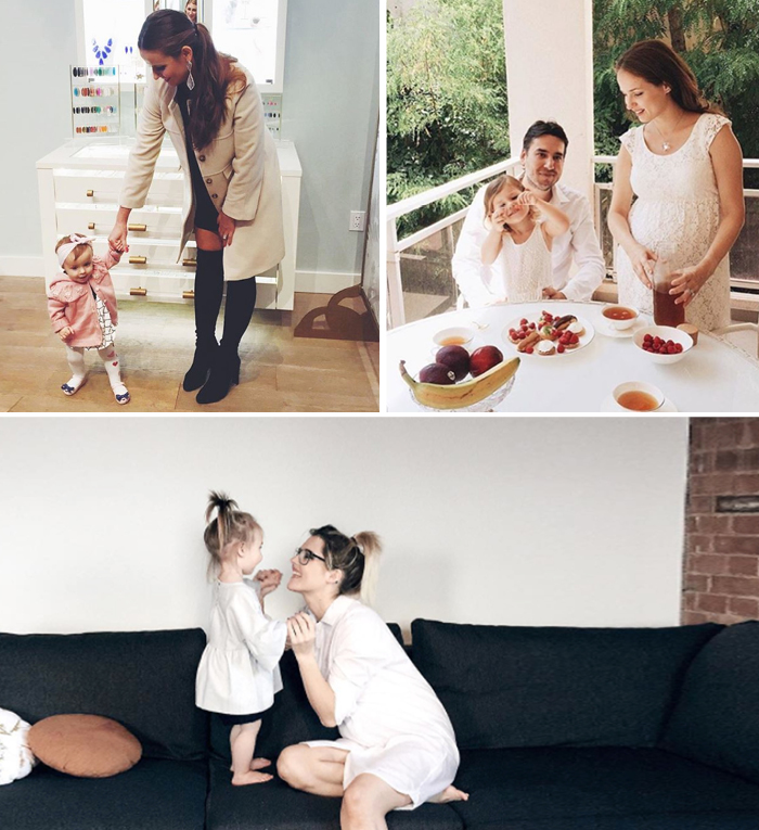 Fashion bloggers and their babies