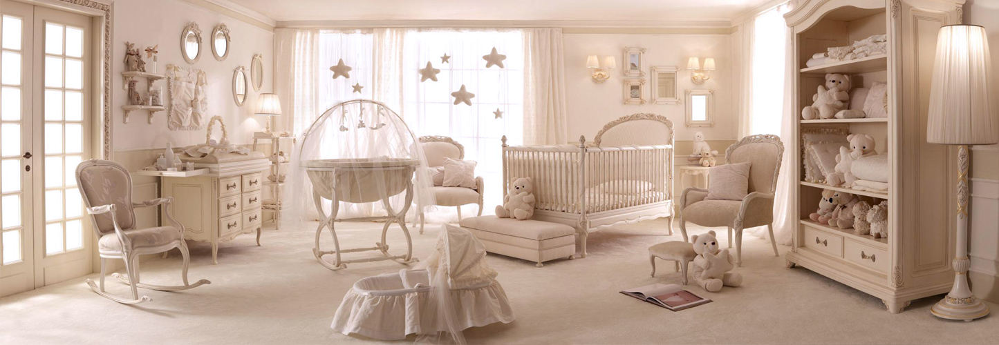White nursery decor colour scheme