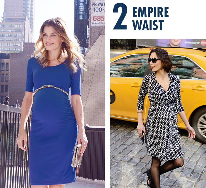 Empire waist maternity dresses by Seraphine
