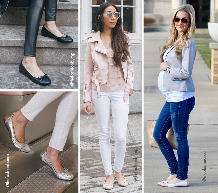 Fashion bloggers style the Seraphine ballet pumps