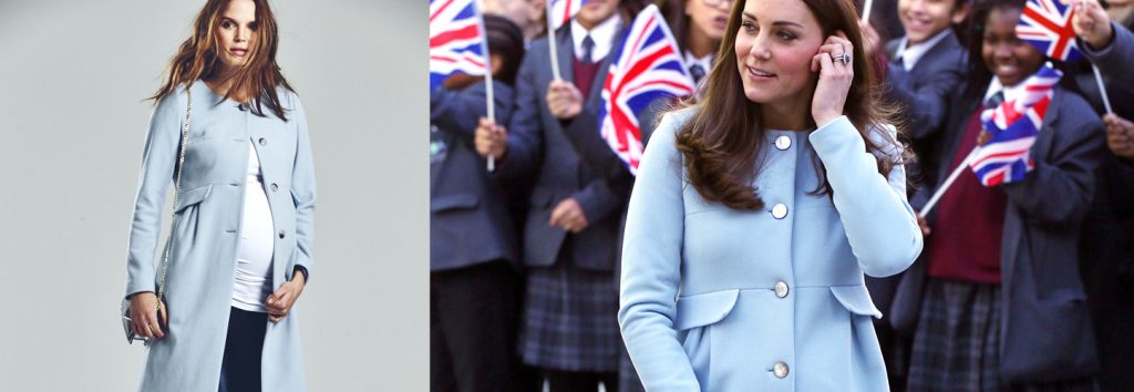 The Duchess of Cambridge loves a Seraphine maternity coat