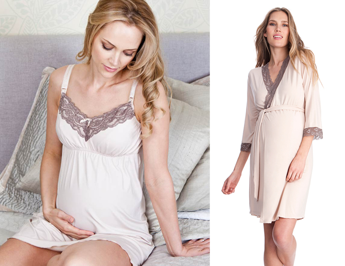 Maternity & Nursing Nightie & Dressing Gown