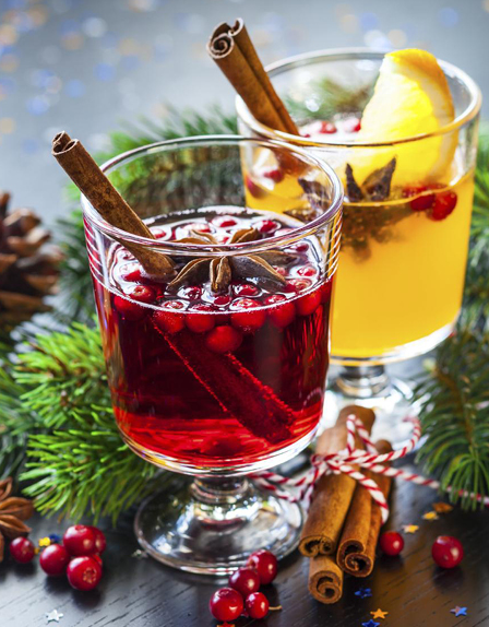 Festive Christmas drinks