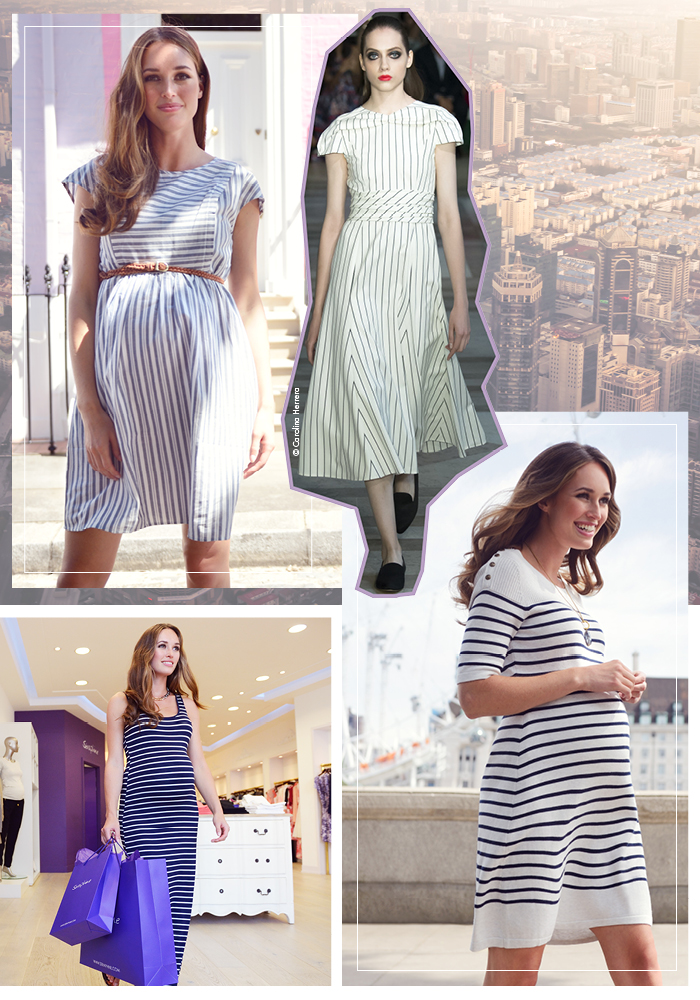 Spring 2017 fashion trend: Striped dresses, maternity clothes
