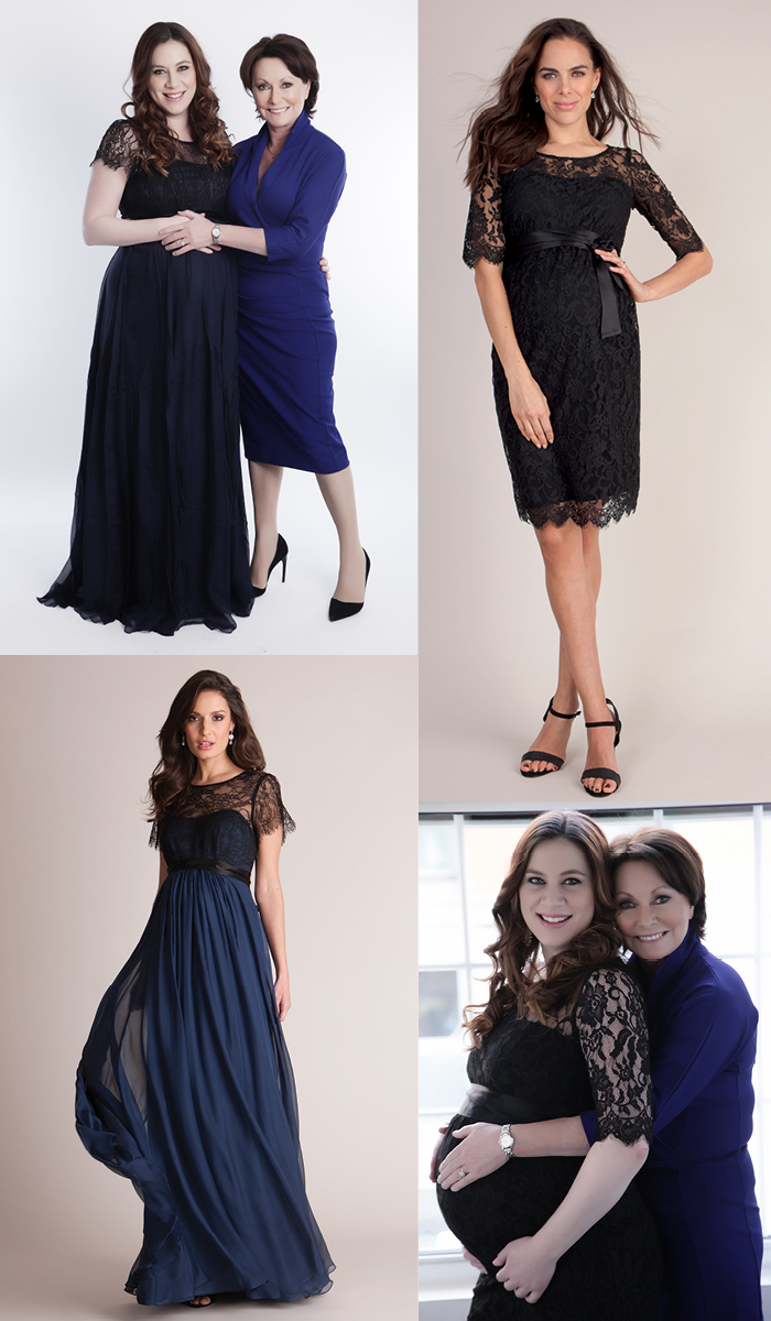 Luxe maternity dresses