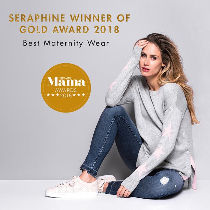 Seraphine wins gold at the Absolutely Mama awards