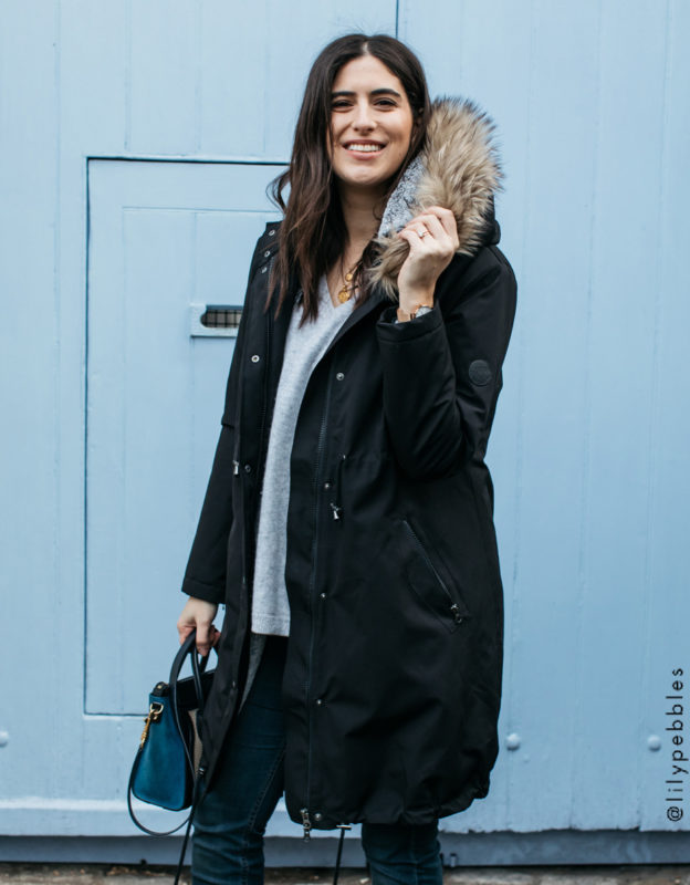 Lily Pebbles loves the 3 in 1 maternity parka