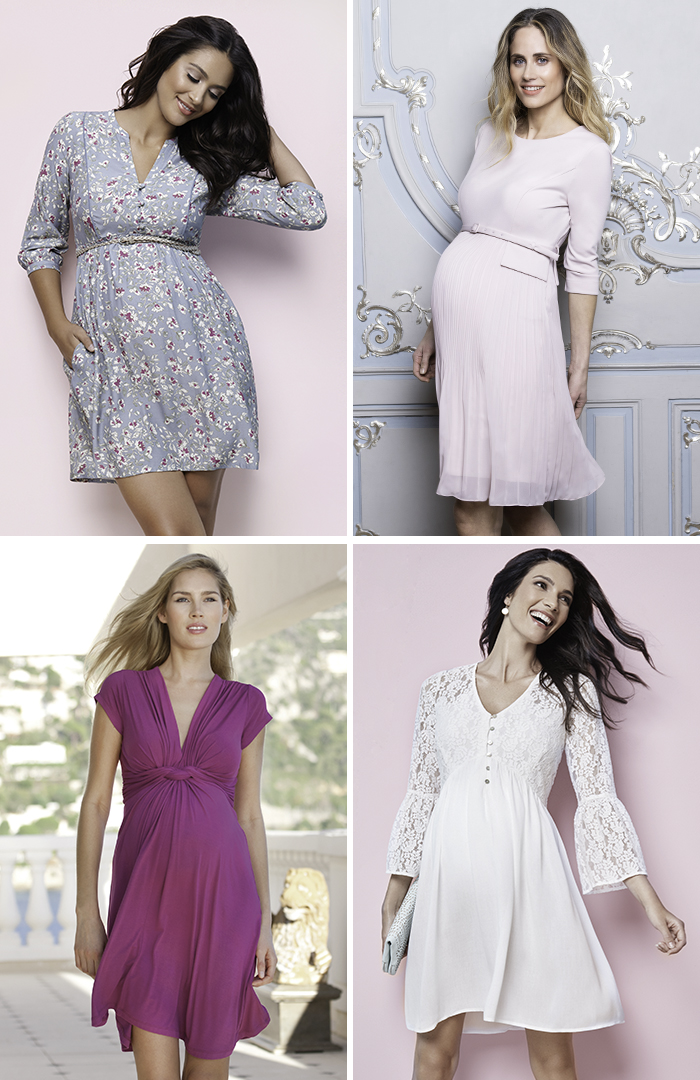 Mother's Day outfit ideas for mums-to-be. Maternity dresses by Seraphine