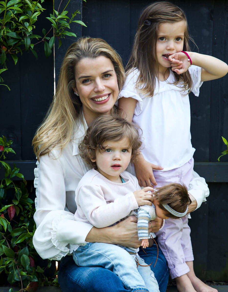 Sabine Roemer and her two daughters