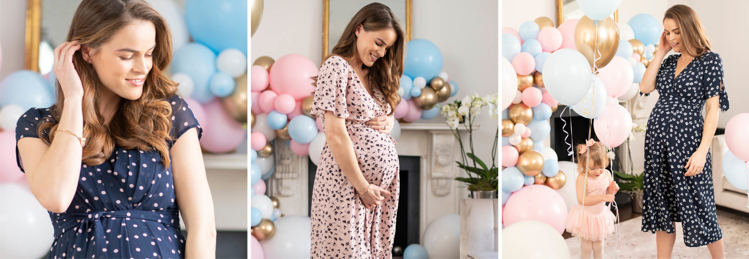 Virtual baby shower maternity dresses