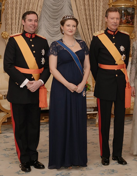 Princess Stephanie of Luxembourg wears Seraphine in 2020